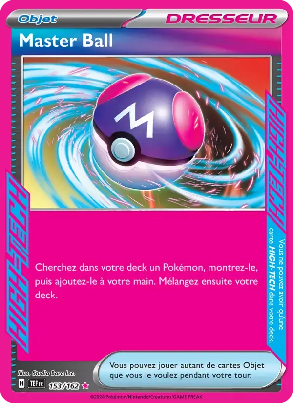 Carte Pokémon Master Ball #153 — Forces Temporelles