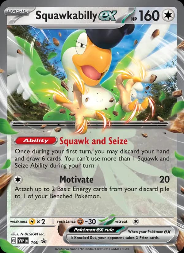 Squawkabilly ex #160 — Scarlet & Violet Promos