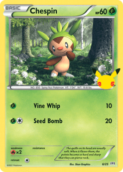 Chespin #6 — 2021 McDonald's Collection