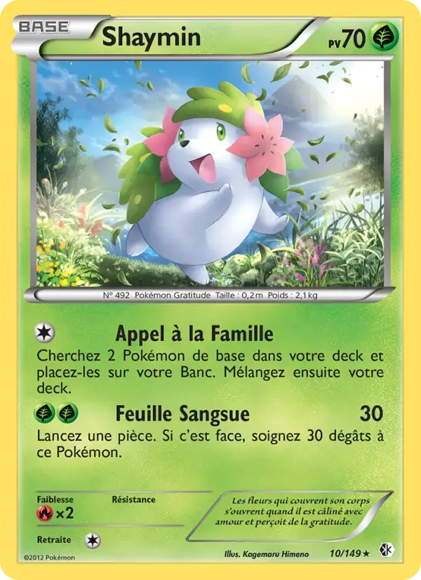 Carte Pokémon Shaymin #10 — Frontières Franchies