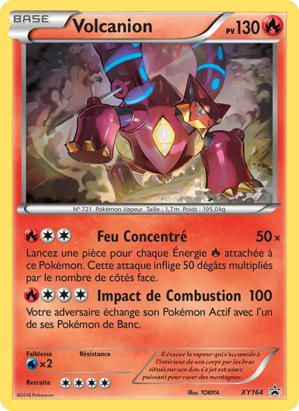 Carte Pokémon Volcanion #XY164 — Promos X&Y