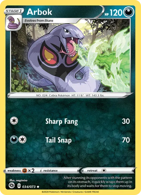 Arbok #34 — Champion's Path