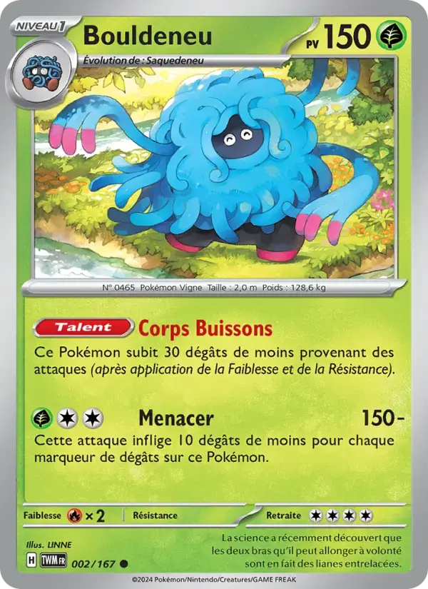 Carte Pokémon Bouldeneu #002 — Mascarade Crépusculaire