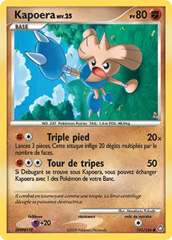 Carte Pokémon Kapoera #101 — Éveil des Légendes