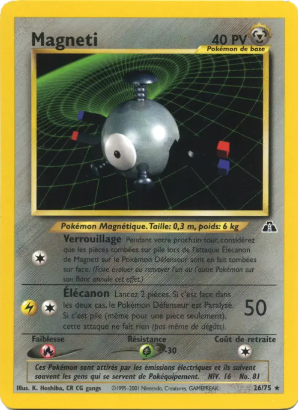 Carte Pokémon Magneti #26 — Neo Discovery
