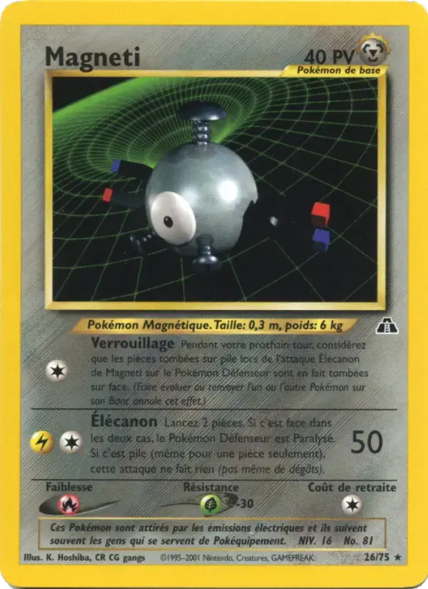 Carte Pokémon Magneti #26 — Neo Discovery