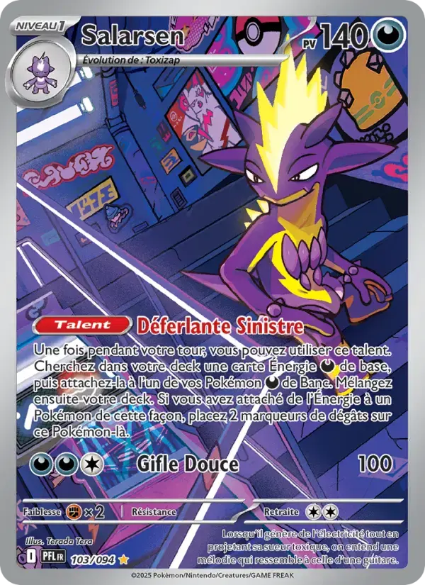 Carte Pokémon Salarsen #103 — Flammes Fantasmagoriques