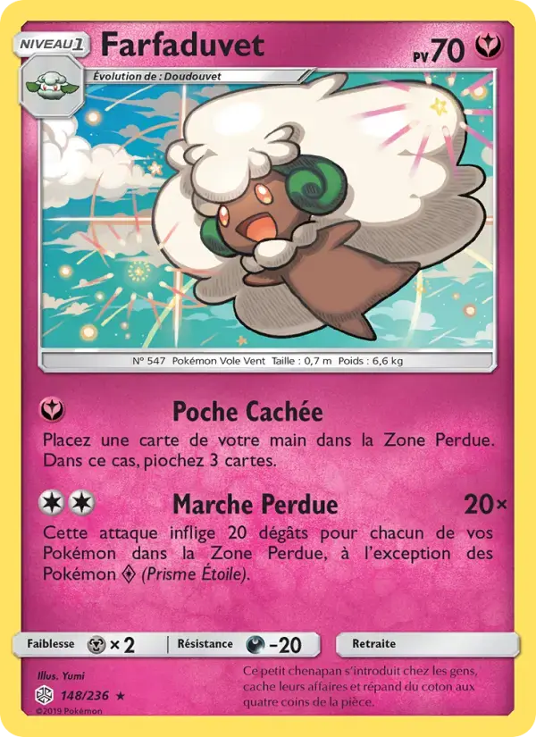 Carte Pokémon Farfaduvet #148 — Éclipse Cosmique