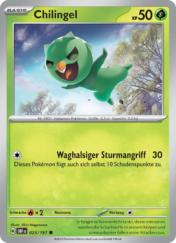 Carte Pokémon Pimito #023 — Flammes Obsidiennes
