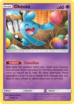 Carte Pokémon Okéoké #77 — Harmonie des Esprits
