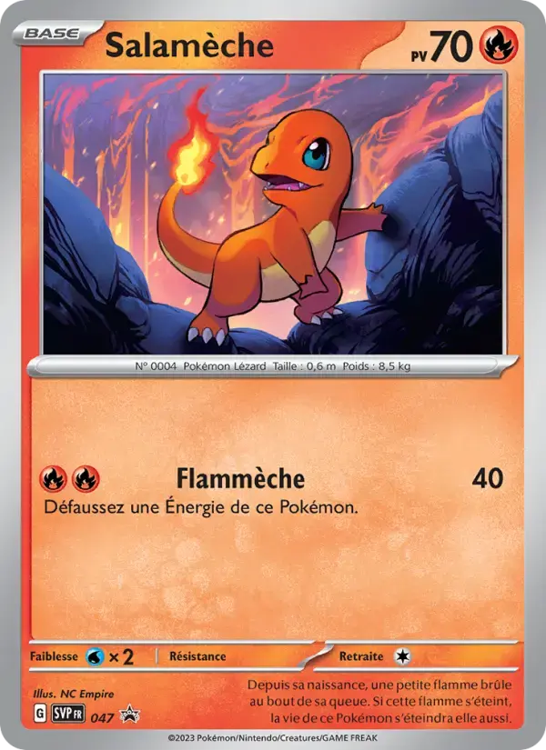 Carte Pokémon Salamèche #047 — Promos Écarlate et Violet