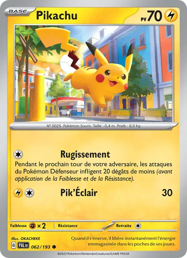 Carte Pokémon Pikachu #062 — Évolutions à Paldea