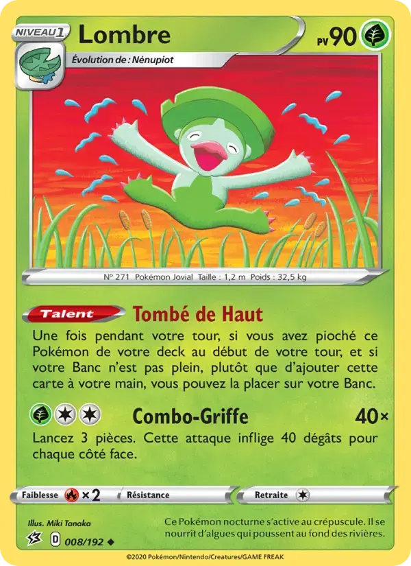 Carte Pokémon Lombre #8 — Clash des Rebelles