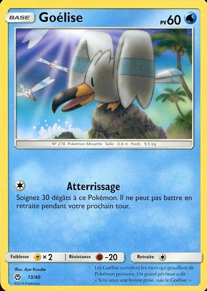 Carte Pokémon Goélise #13 — 2018 Promo McDonald's