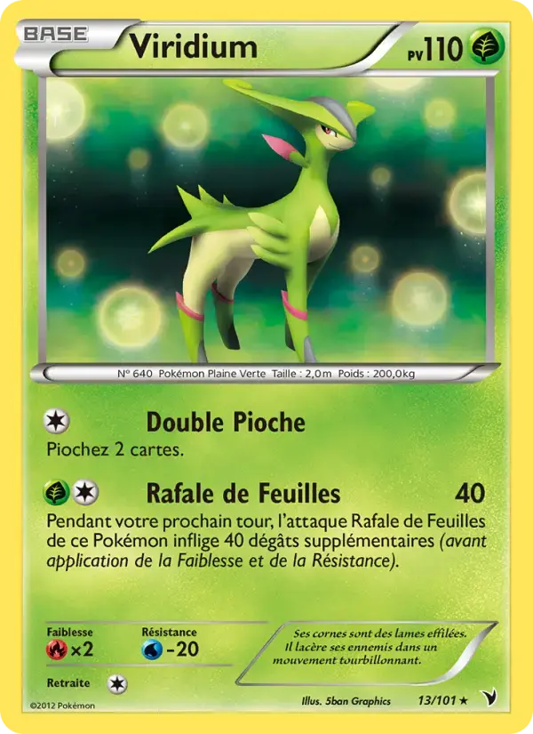 Carte Pokémon Viridium #13 — Nobles Victoires