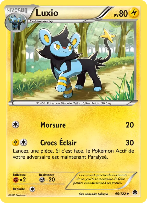 Carte Pokémon Luxio #45 — Rupture Turbo