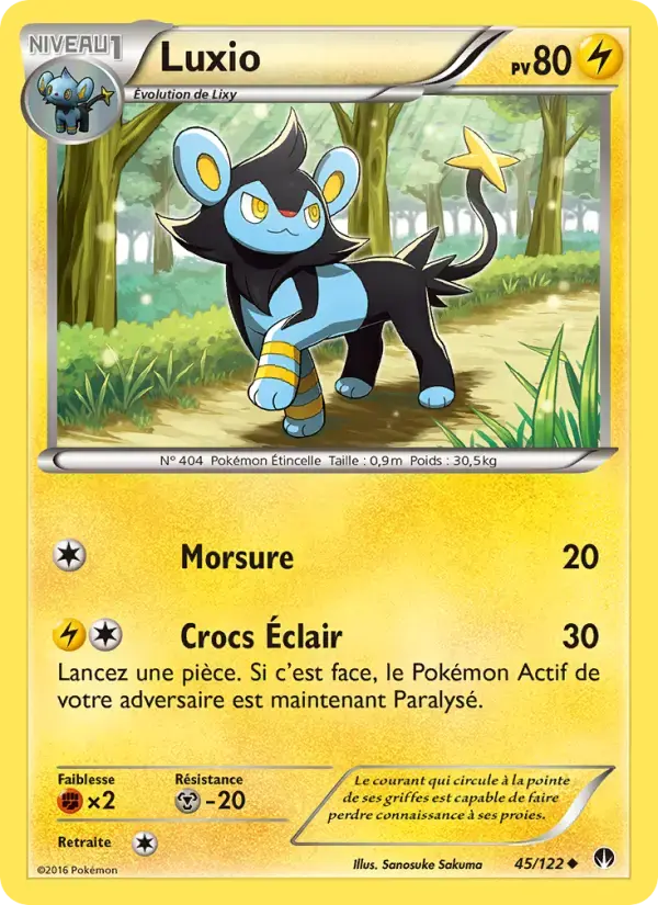 Carte Pokémon Luxio #45 — Rupture Turbo