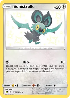 Carte Pokémon Sonistrelle #SV43 — Destinées Occultes