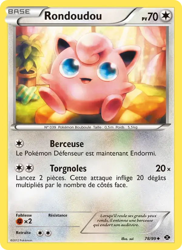 Carte Pokémon Rondoudou #78 — Destinées Futures