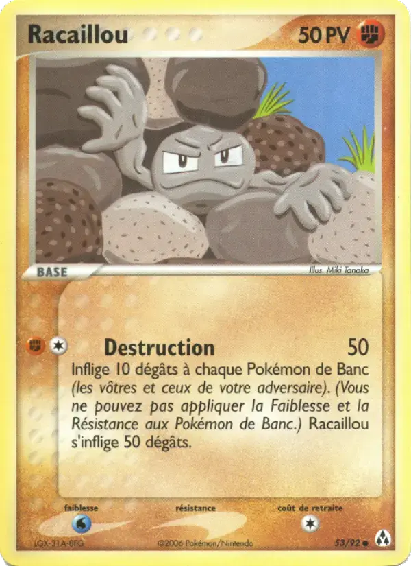 Carte Pokémon Racaillou #53 — Créateurs de Légendes