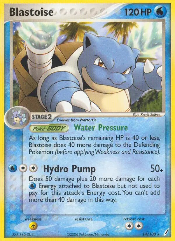 Blastoise #14 — Crystal Guardians