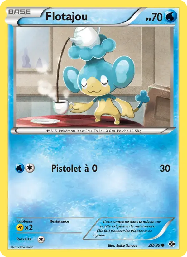 Carte Pokémon Flotajou #28 — Destinées Futures
