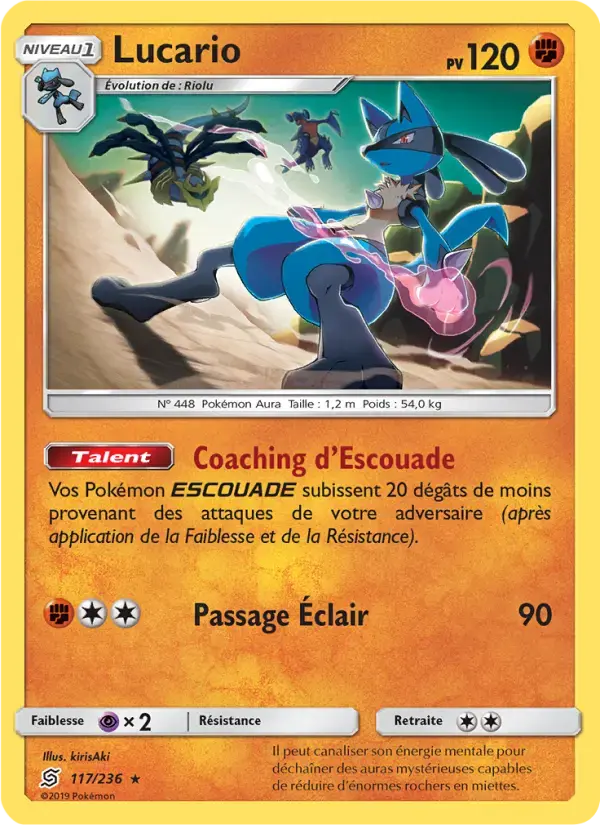 Carte Pokémon Lucario #117 — Harmonie des Esprits