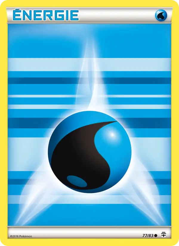 Carte Pokémon Énergie Water de base #77 — Générations