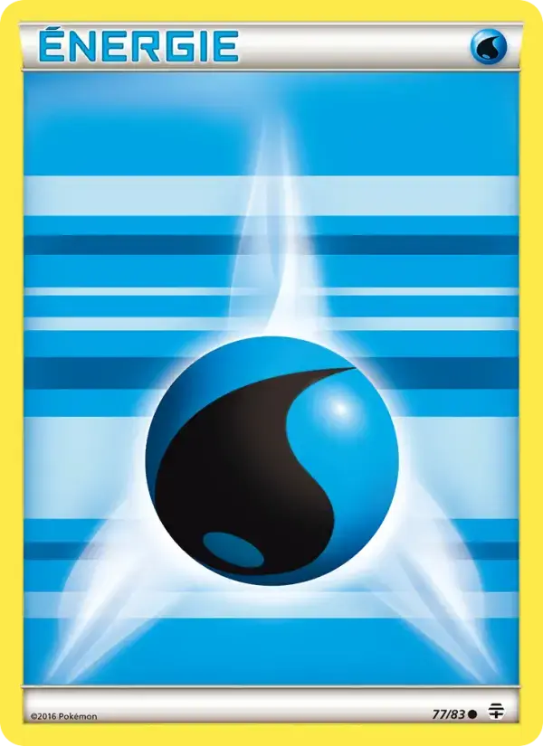 Carte Pokémon Énergie Water de base #77 — Générations