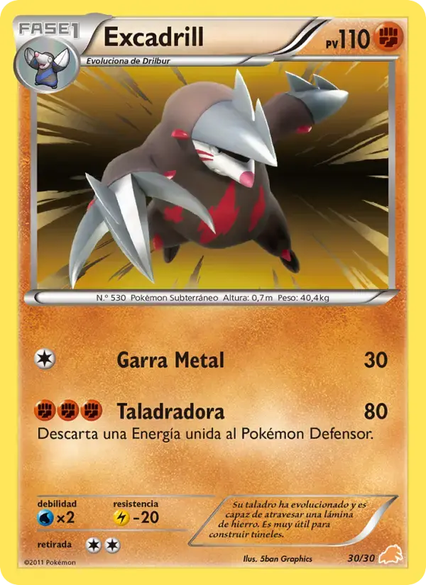 Excadrill #30 — BW Trainer Kit (Excadrill)