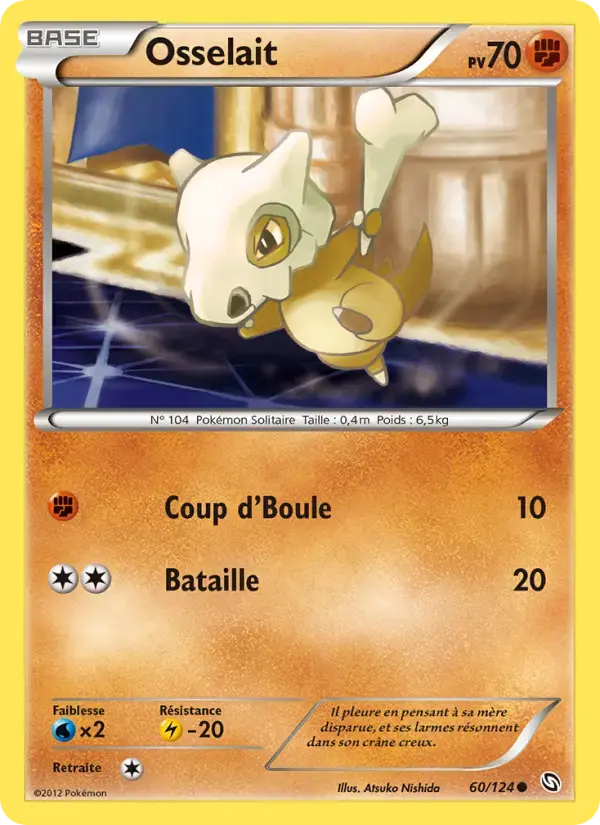 Carte Pokémon Osselait #60 — Dragons Exaltés
