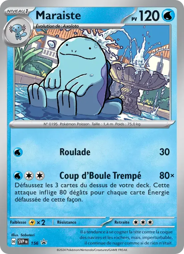 Carte Pokémon Maraiste #156 — Promos Écarlate et Violet