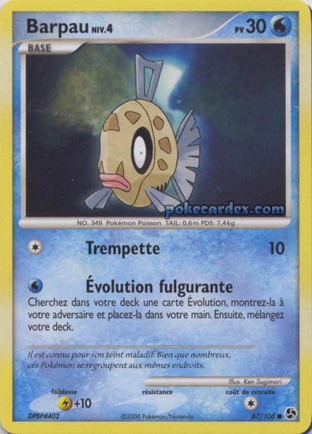 Carte Pokémon Barpau #67 — Grands Envols