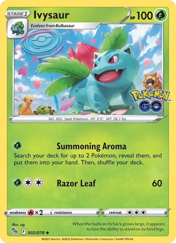Ivysaur #002 — Pokémon GO