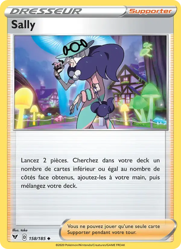 Carte Pokémon Sally #158 — Voltage Éclatant