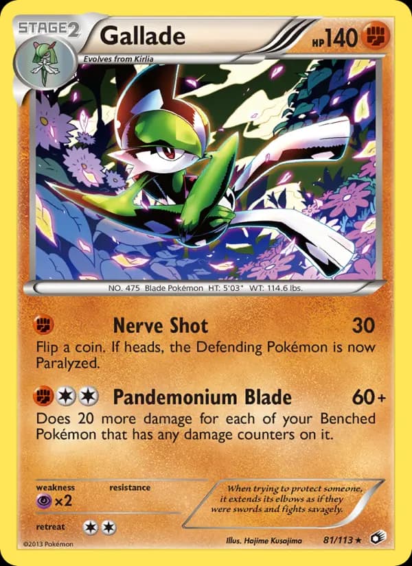 Gallade #81 — Legendary Treasures