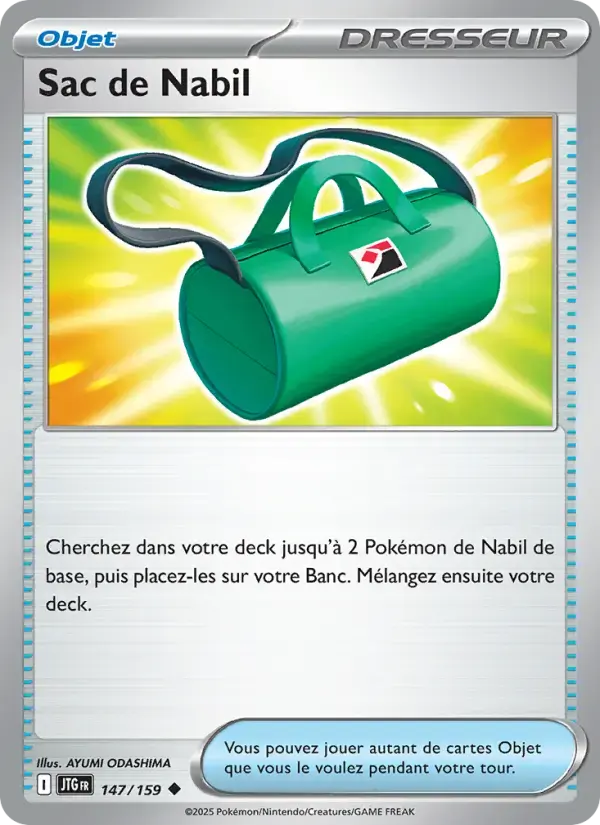 Carte Pokémon Sac de Nabil #147 — Aventures Ensemble