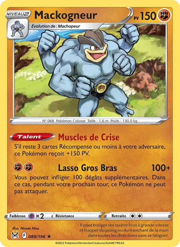 Carte Pokémon Mackogneur #088 — Origine Perdue