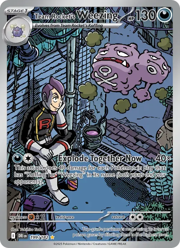 Team Rocket's Weezing #199 — Destined Rivals