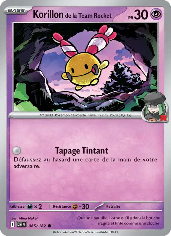 Carte Pokémon Korillon de la Team Rocket #085 — Rivalités Destinées