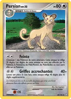 Carte Pokémon Persian #68 — Éveil des Légendes