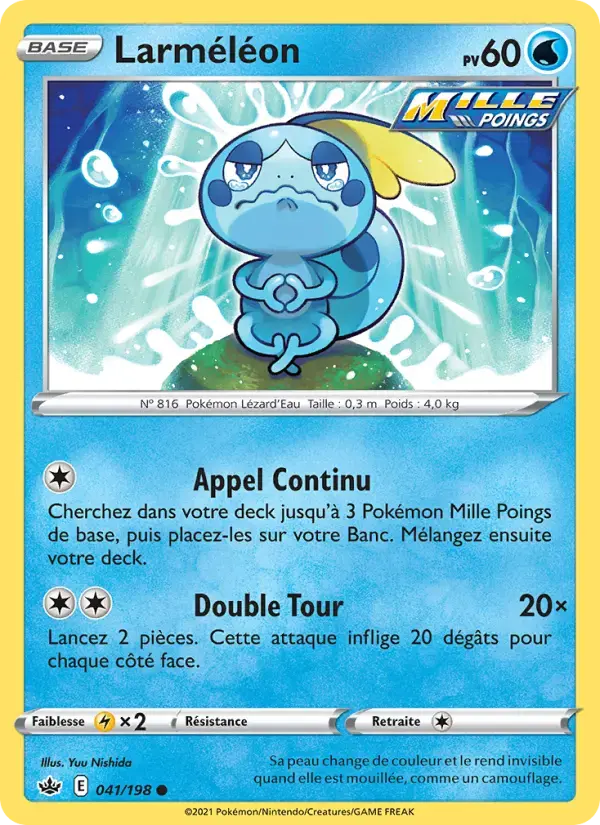 Carte Pokémon Larméléon #41 — Règne de Glace