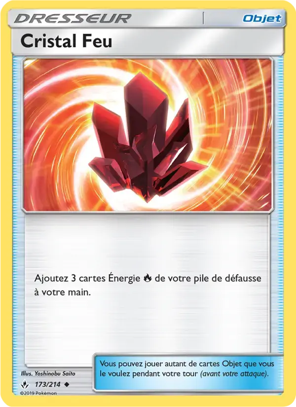 Carte Pokémon Cristal Feu #173 — Alliance Infaillible