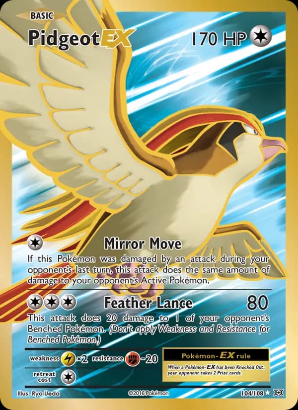 Pidgeot EX #104 — Evolutions