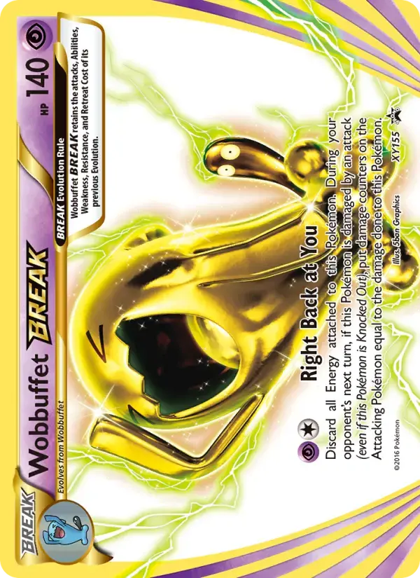 Carte Pokémon Wobbuffet BREAK #XY155 — Promos X&Y