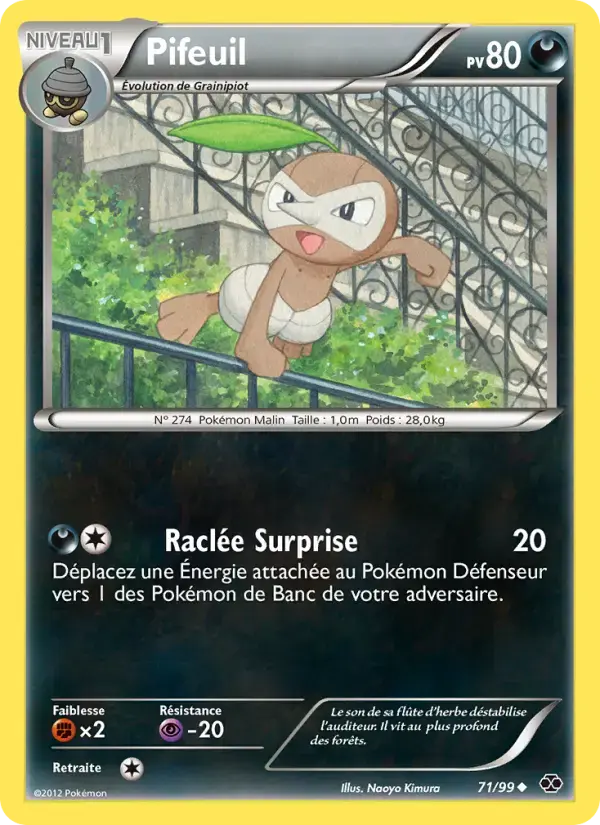 Carte Pokémon Pifeuil #71 — Destinées Futures