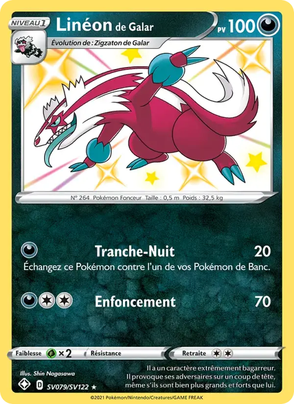 Carte Pokémon Linéon de Galar #SV079 — Destinées Radieuses