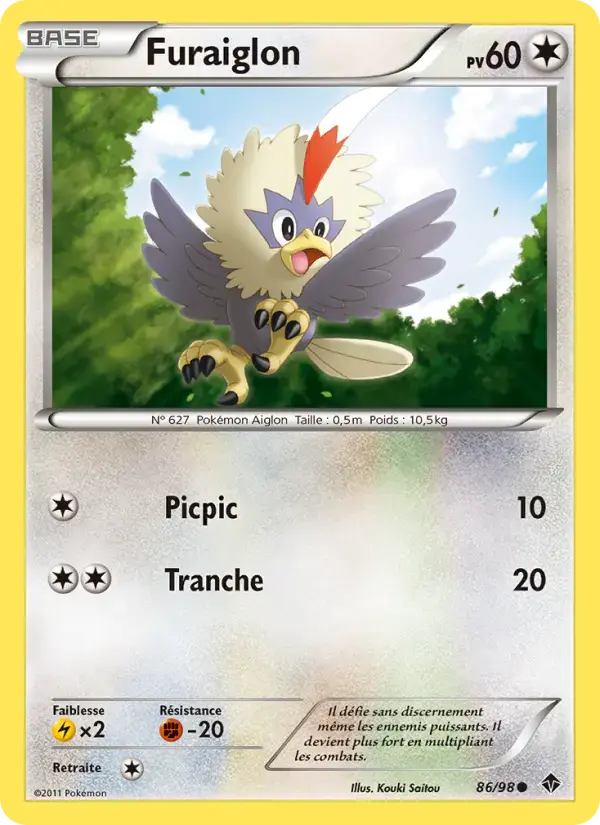 Carte Pokémon Furaiglon #86 — Pouvoirs Émergents