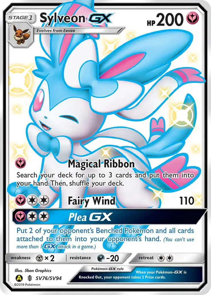 Sylveon-GX #SV76 — Hidden Fates