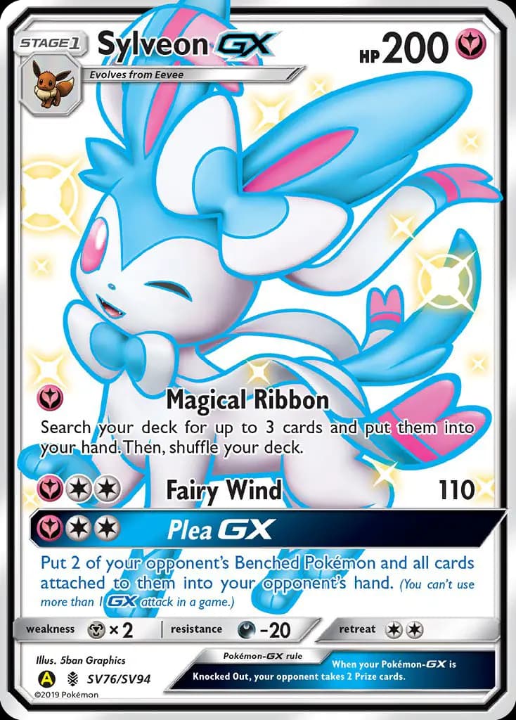 Sylveon-GX #SV76 — Hidden Fates